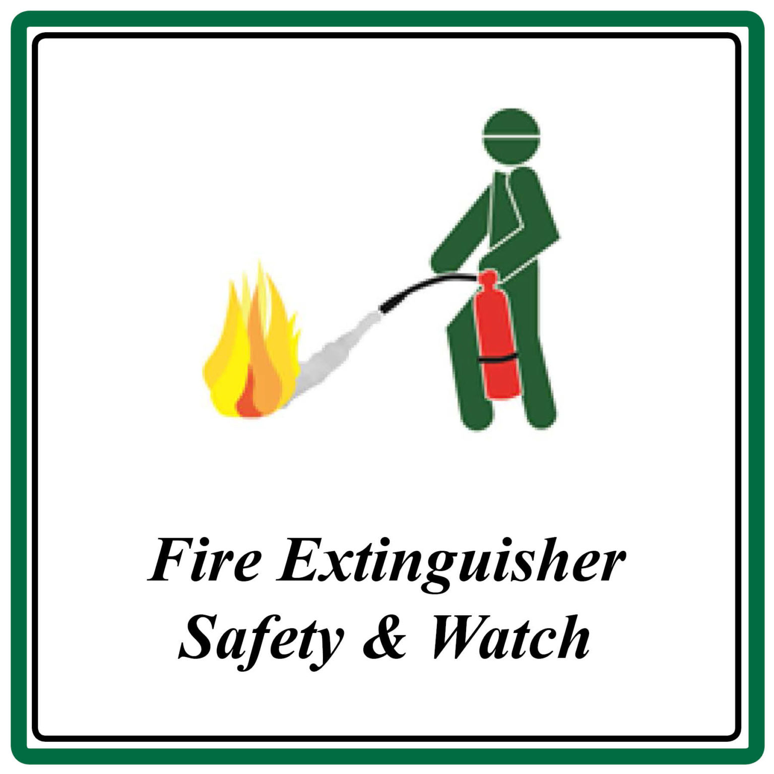 Fire Extinguisher Safety Course Materials For Safety Trainers